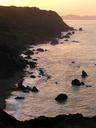 Sunrise over the Marin Headlands as we begin the Coast Trail.